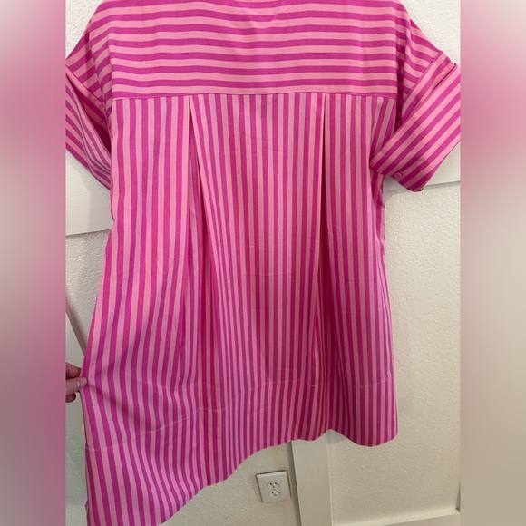 Buddy Love Dress - Vibrant Pink Striped Dress - Size Small - NWT - Picture 3 of 10